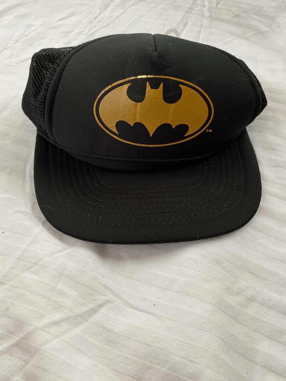 VTG 80s Batman Trucker Hat DC Comics Mesh Snapback DEADSTOCK New with Zayre Tags